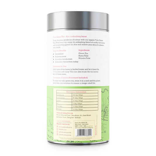 First Bud Organic Tulsi Green Tea