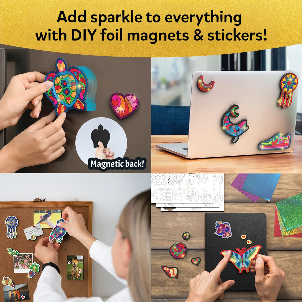 Skillmatics Foil Fun Pretty Patterns No Mess Art Kit Ages 7 and Up