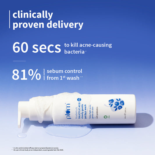 Plum 1% Salicylic Acid Clearly Gentle Gel Face Wash