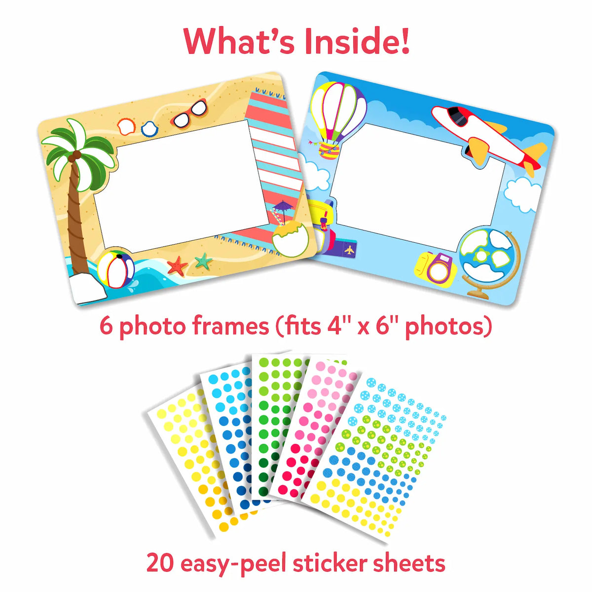 Skillmatics Dot it Photo Frames No Mess Sticker Art Ages 3 to 7