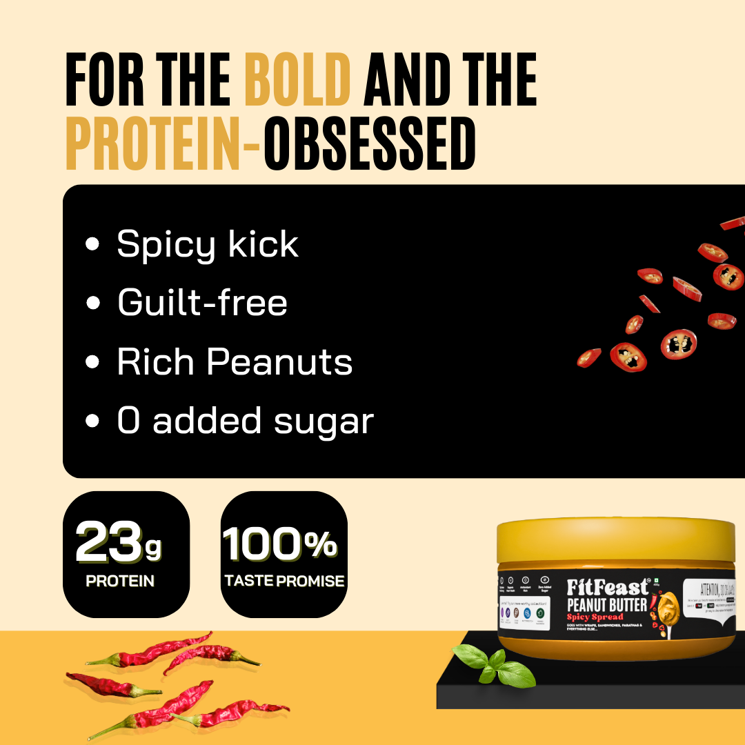 Fitfeast Spicy Spread Peanut Butter 150g