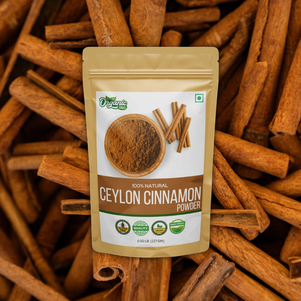Organic Zing Cinnamon Powder