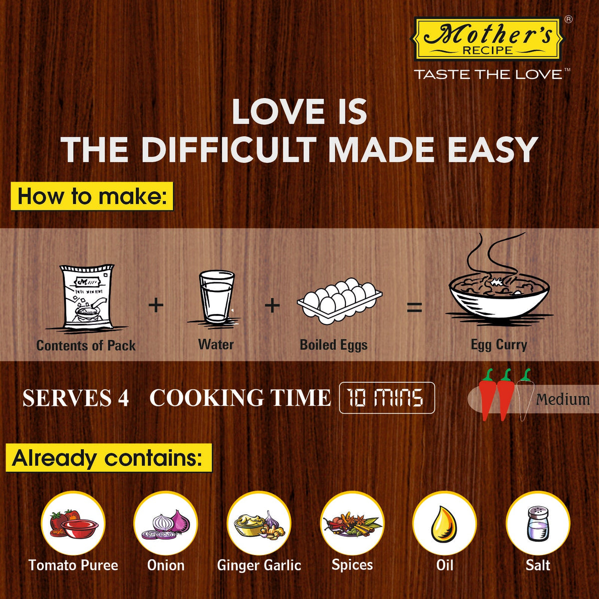 Mothers Recipe Pune Egg Curry Mix