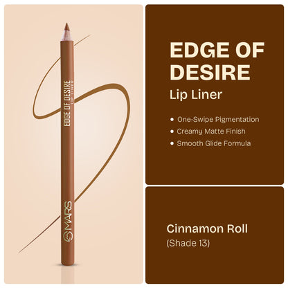 Mars Cosmetics The Nude Edit lip duo featuring Cinnamon Roll (brown) and Pop Off (coral) shades. - Image 2