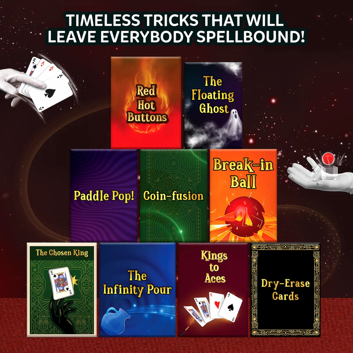 Skillmatics The Classic Magic Kit Perform 50 Classic Magic Tricks and Illusions Ages 10 and Up