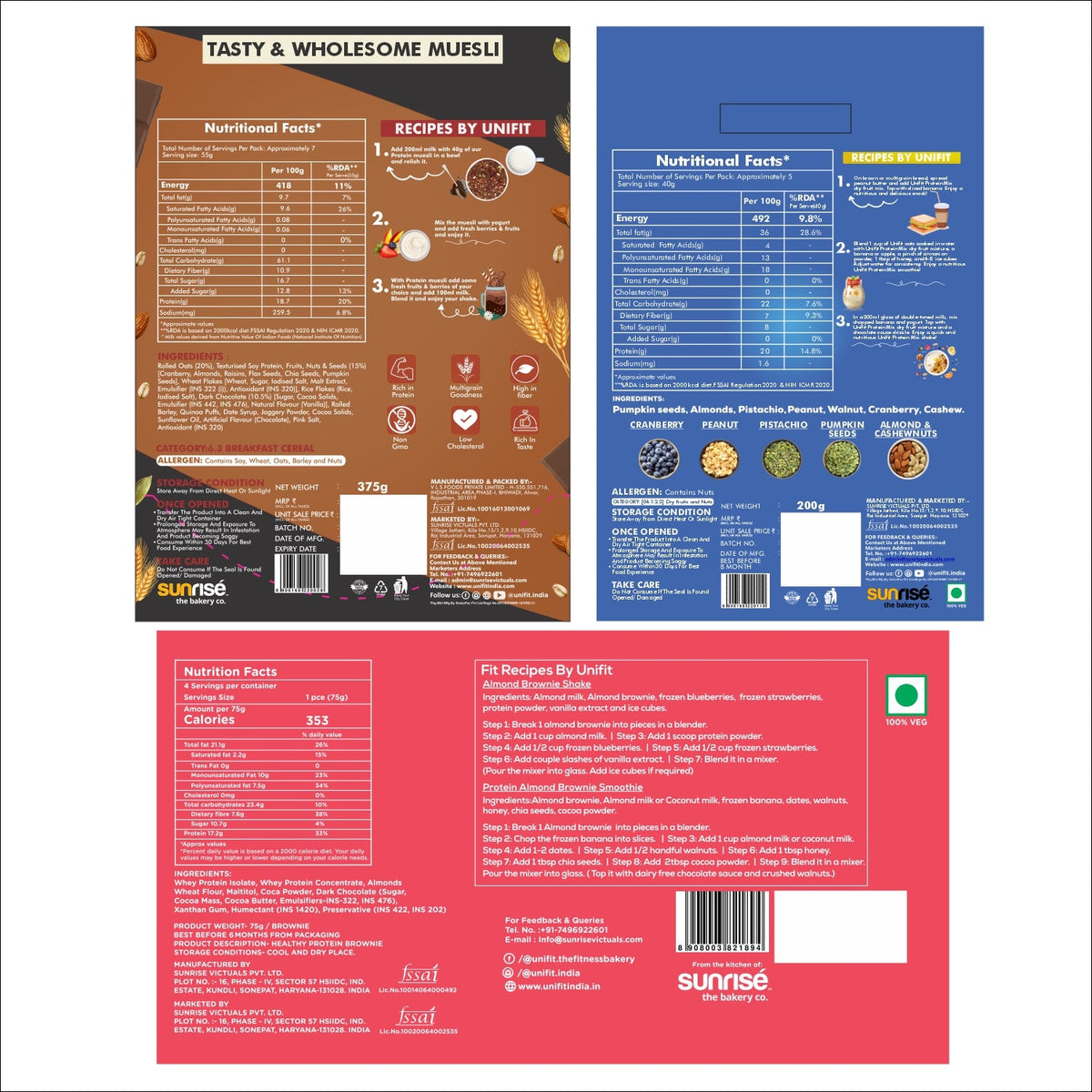 UNIFIT Fast Bundle Workout Fuel Pack