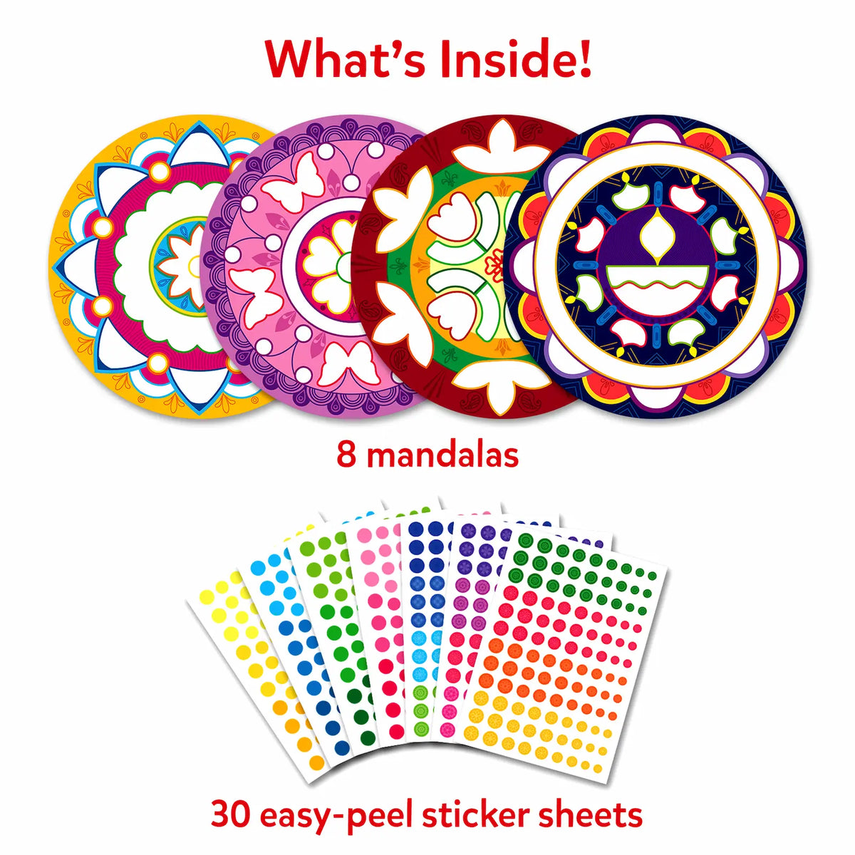 Skillmatics Dot it Mandala Art No Mess Sticker Art Ages 3 to 7