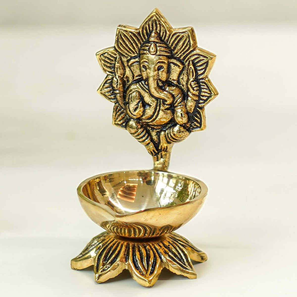 Brass Ganesh Diya