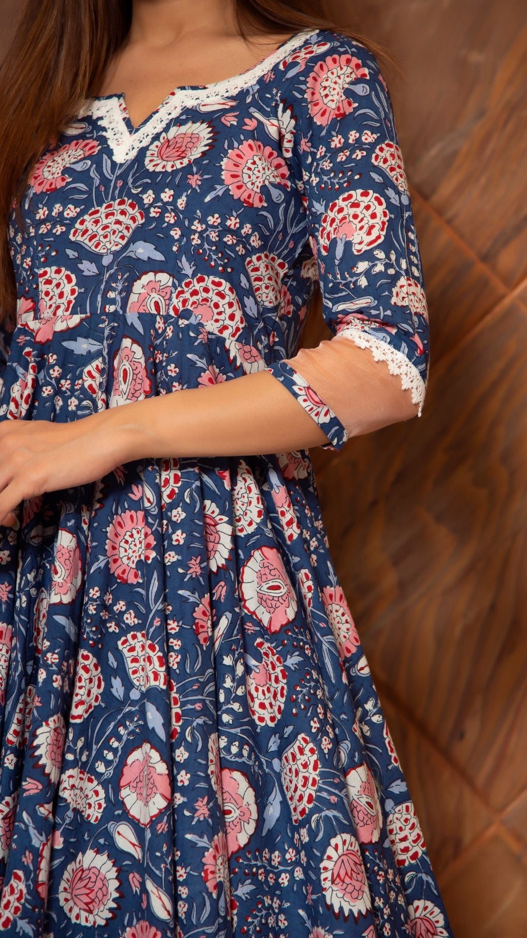 Ambar Cotton Anarkali Set