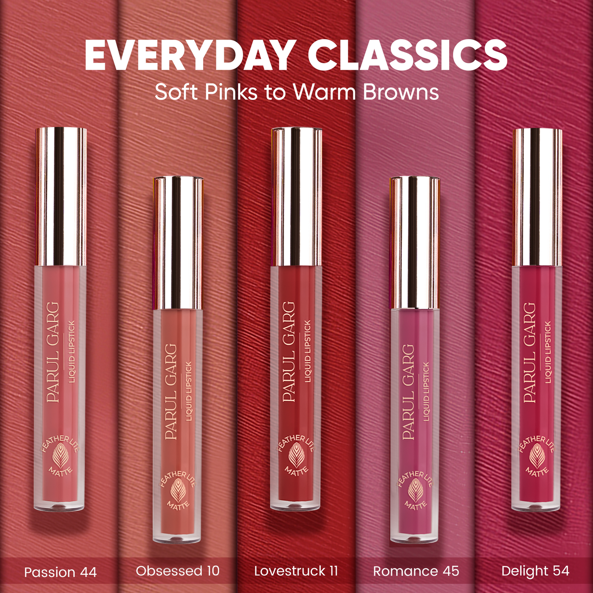 Parul Garg Beauty Everyday Classics: 5 Best Selling Nude Liquid Lipsticks
