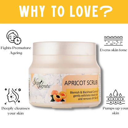 Skin Secrets India Apricot Scrub with Apricot & Walnut Grains| 500gm