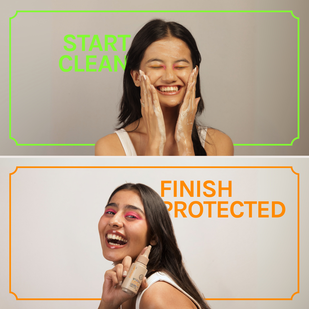 POSHAN SKINCARE DHOOP SI ROSHNI ROUTINE