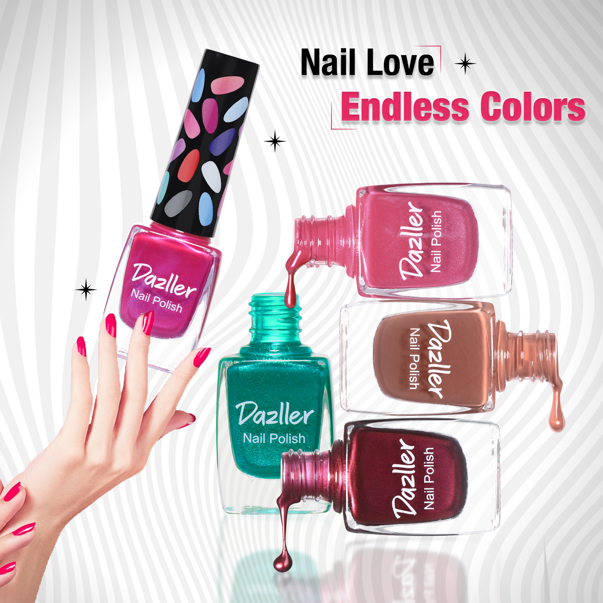 Dazller Cosmetics Chic & Cute Nail Polish