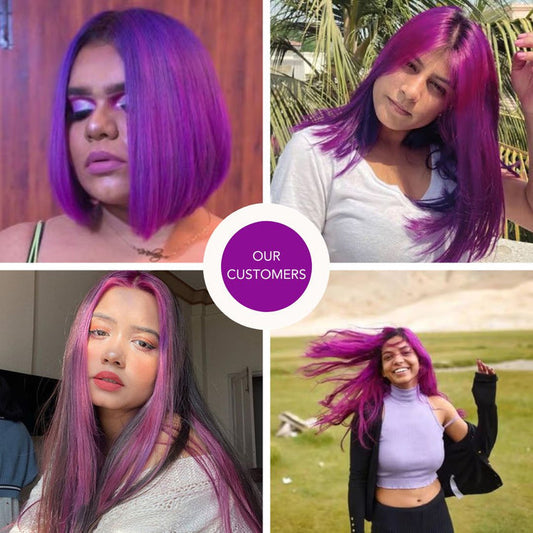 Paradyes Comrii Purple Semi-Permanent Hair Color