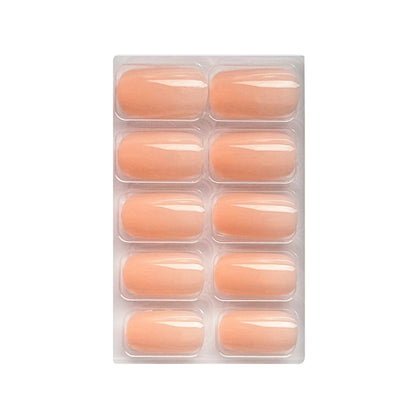 Glossy Solid Color Nails Square(SPN579-SPN604) - Shills Professional