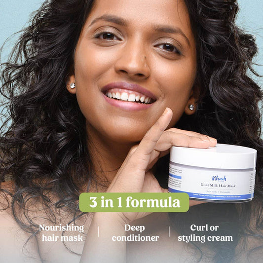 Vilvah Store Goat Milk Hair Mask