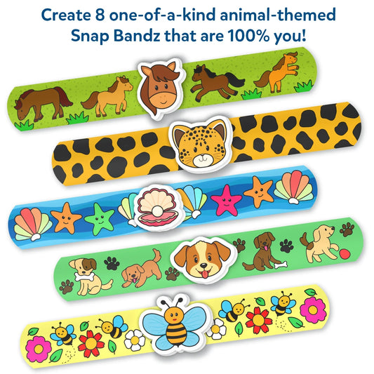 Skillmatics Snap Bandz Animal Friends DIY Art and Craft Activity Ages 4 to 10