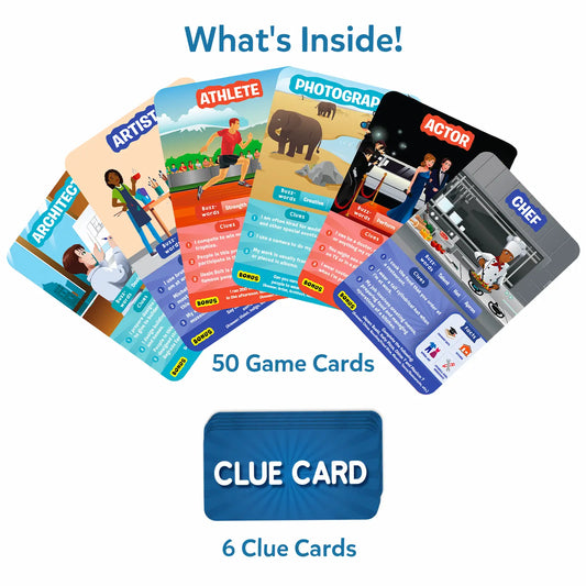 Skillmatics Guess in 10 Inspiring Professions Trivia Card Game Ages 6 and Up