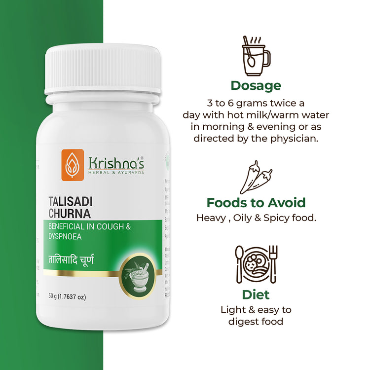 Krishna'S Herbal & Ayurveda Talisadi Churna