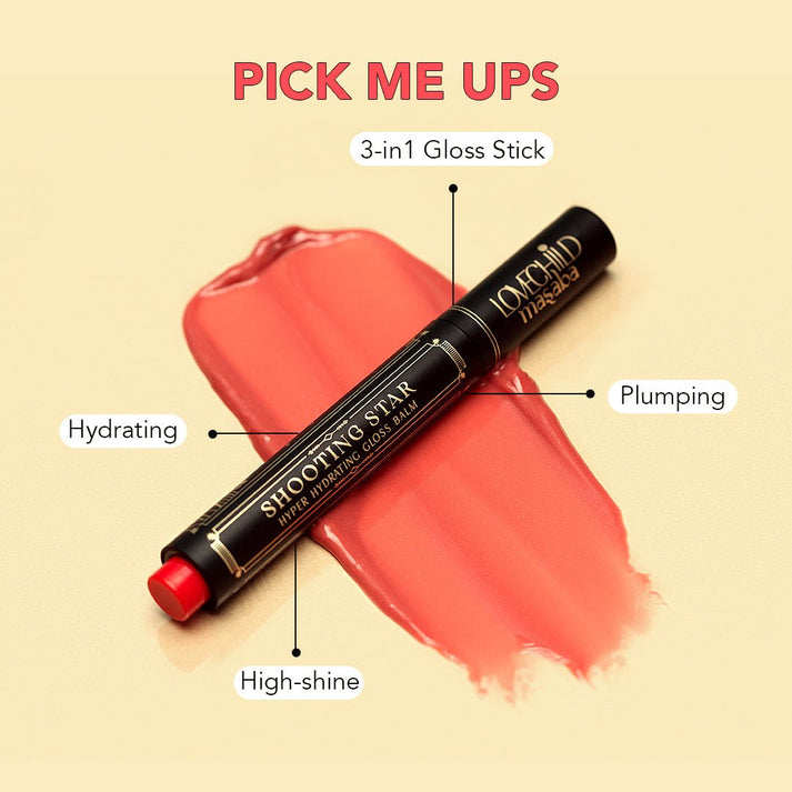 LoveChild Melty Moon | Shooting Star Hyper Hydrating Gloss Balm Caramel Brown 