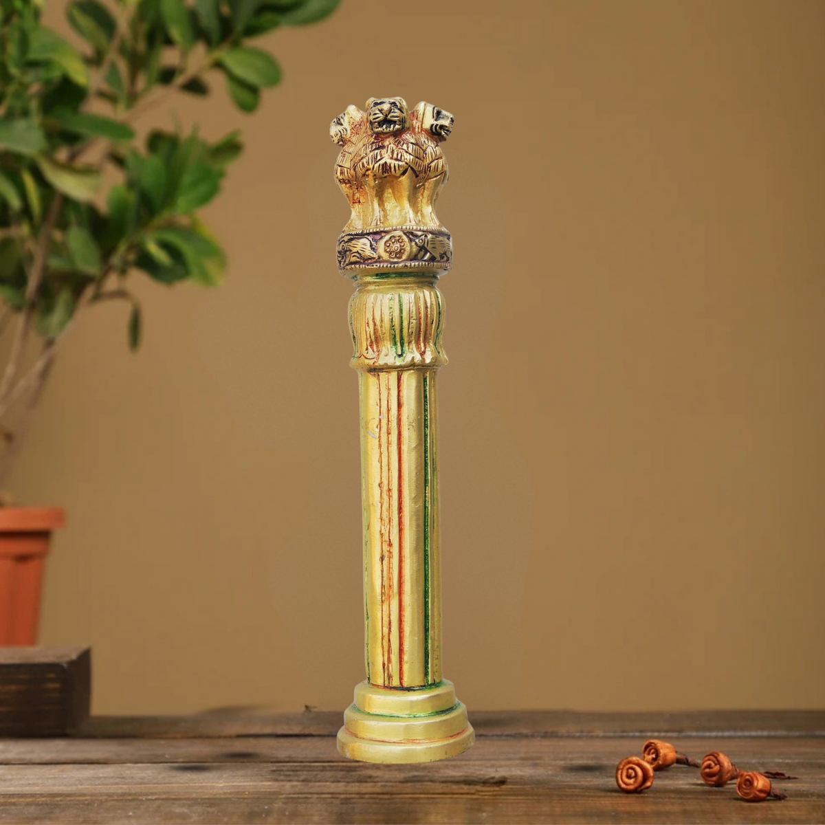 Brass Table Ahsok Lath 1.4Kg - PUSHMYCART