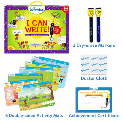 Skillmatics I Can Write Reusable Activity Mats Ages 3 to 6