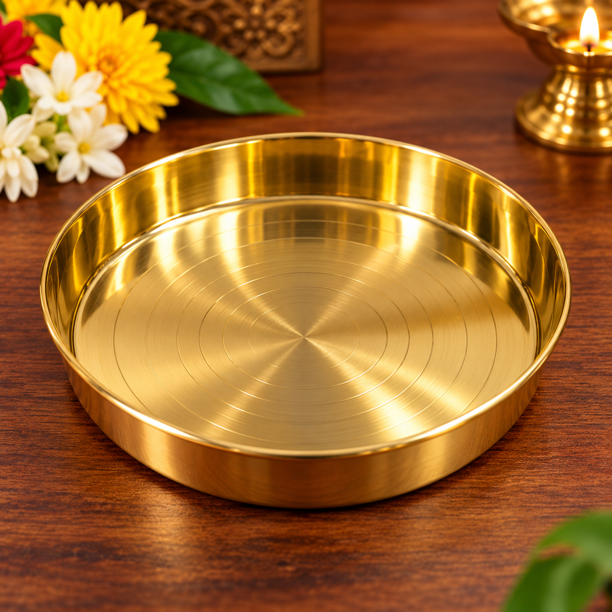 Basic Brass Thali 291g