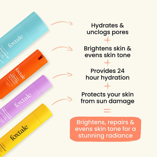 Foxtale Morning Glory with CoverUp Dewy Sunscreen