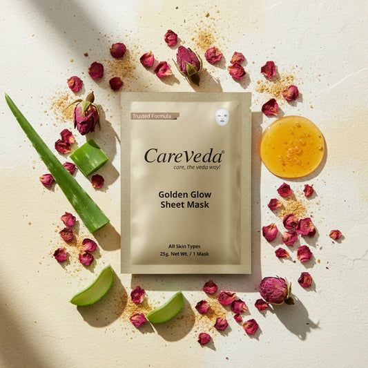 CareVeda Golden Glow Sheet Mask 25g