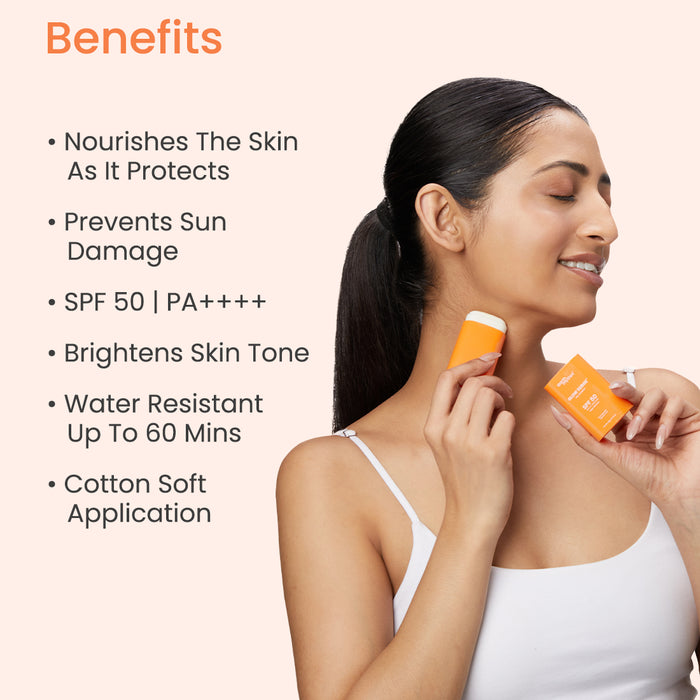Earth Rhythm Glow Sunscreen Stick SPF 50 PA++++ - PUSHMYCART