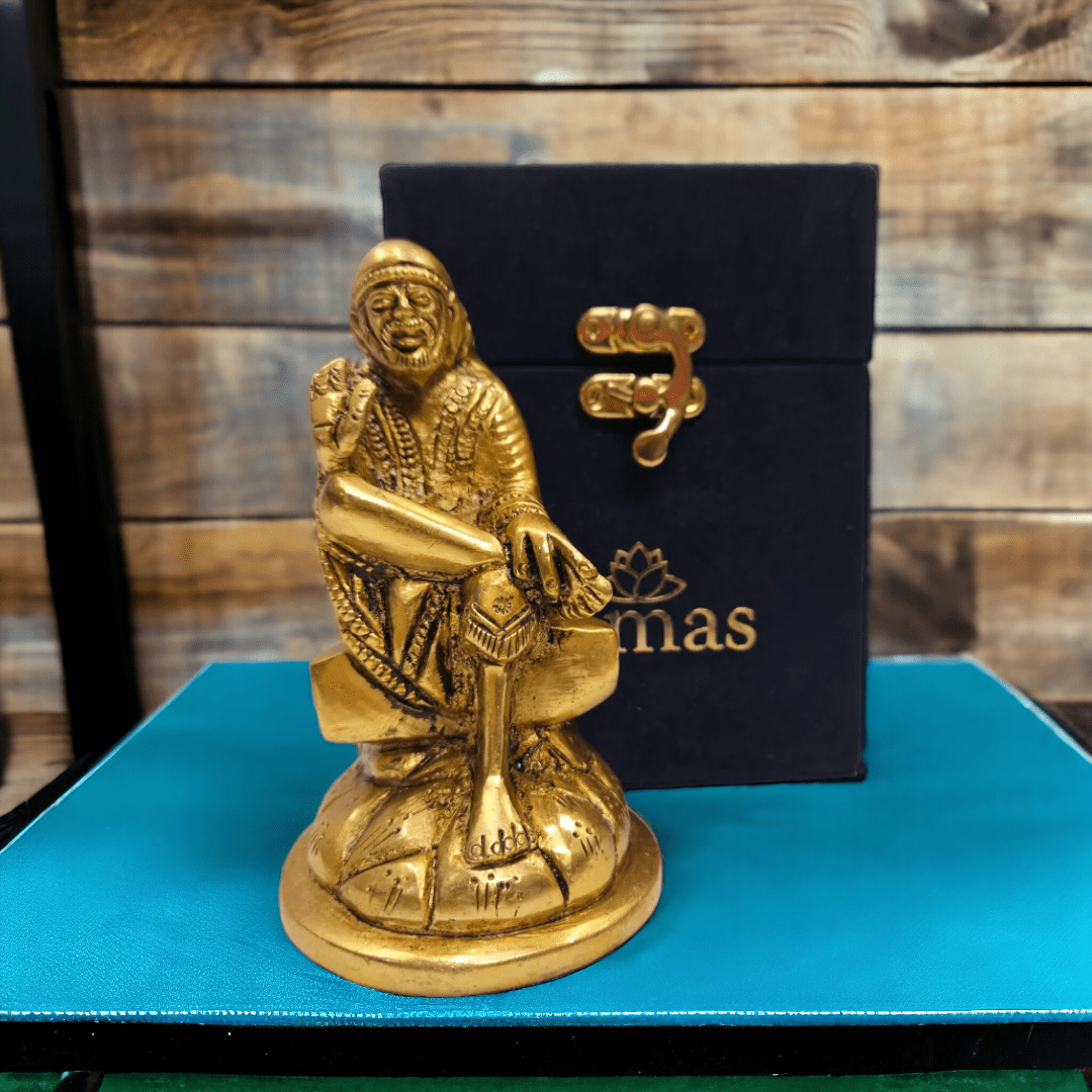 Tamas Brass Handmade Shirdi Sai Baba | Free Luxury Gift box - PUSHMYCART
