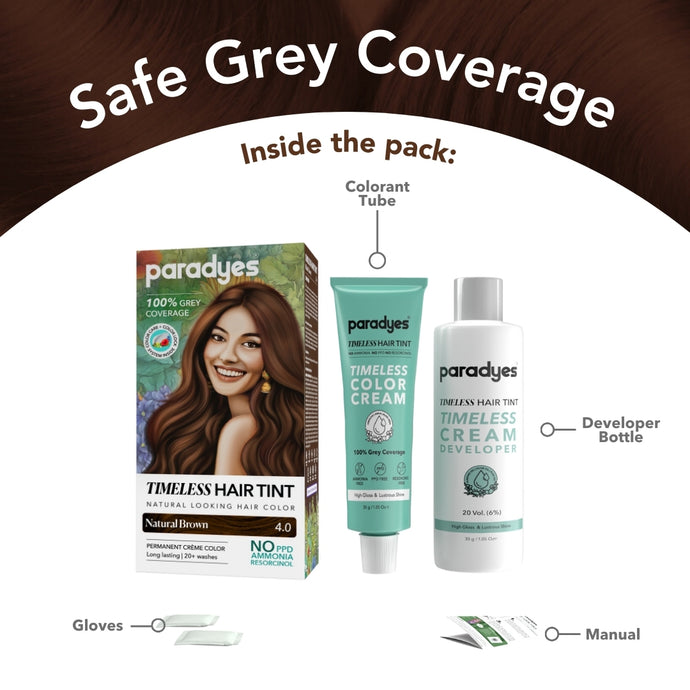 Paradyes Mini Natural Brown Timeless Hair Tint