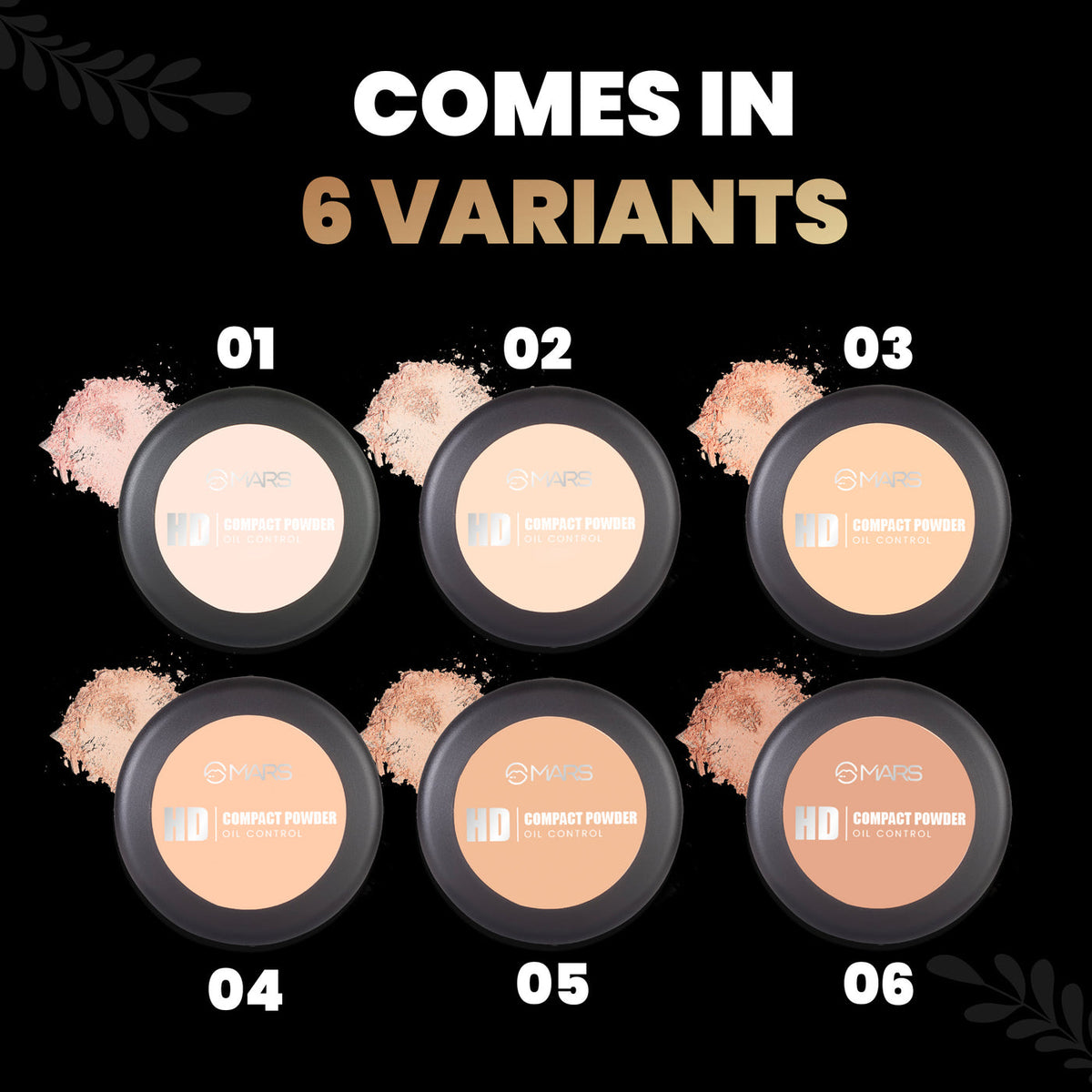Mars HD Compact Powder  Oil Control
