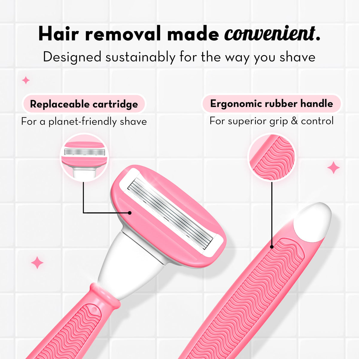 Plush 5 Blade Body Razor