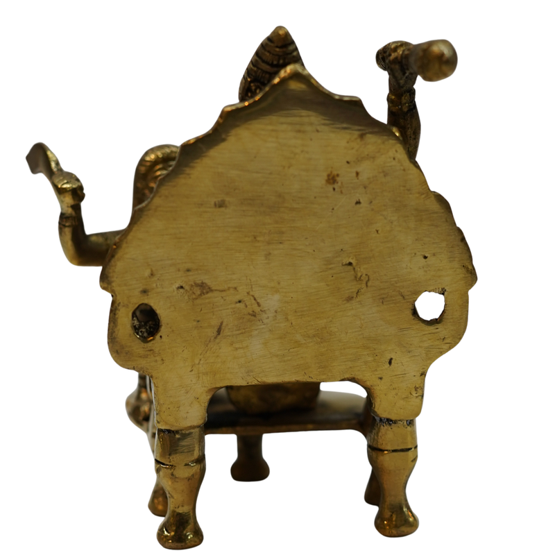 Goddess Baglamukhi Brass Idol 788g Set 1