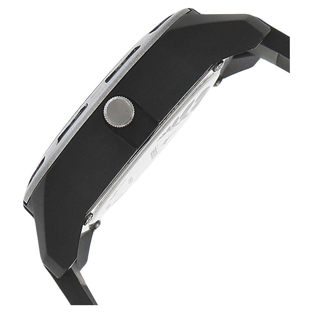 Fastrack Quartz Analog Silver Dial Plastic Strap Watch for Guys