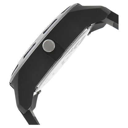 Fastrack Quartz Analog Silver Dial Plastic Strap Watch for Guys