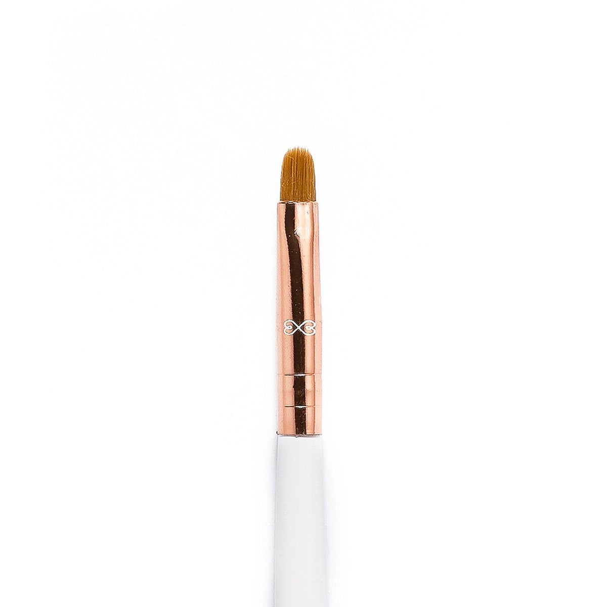 Boujee Beauty Lipstick Brush B316 with black handle and silver ferrule, showcasing fine, densely packed bristles.