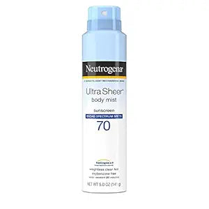 Neutrogena Ultra Sheer Body Mist Sunscreen Spray