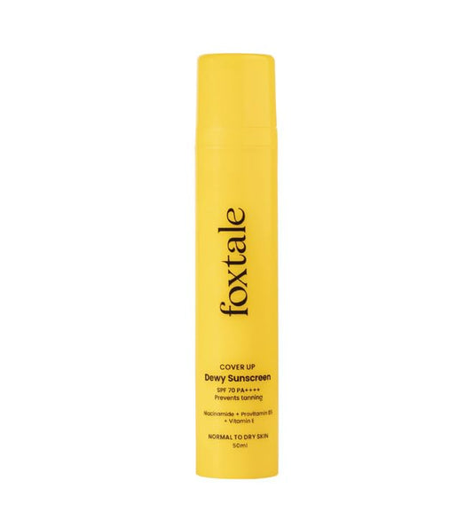 Foxtale Niacinamide Dewy Sunscreen SPF 70 PA+++