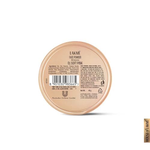 Lakme Rose Face Powder Soft Pink 40g