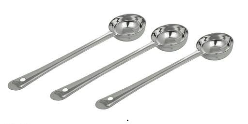 Stainless Steel Long Handle Ladle, Silver, Classic Style, 38 cm