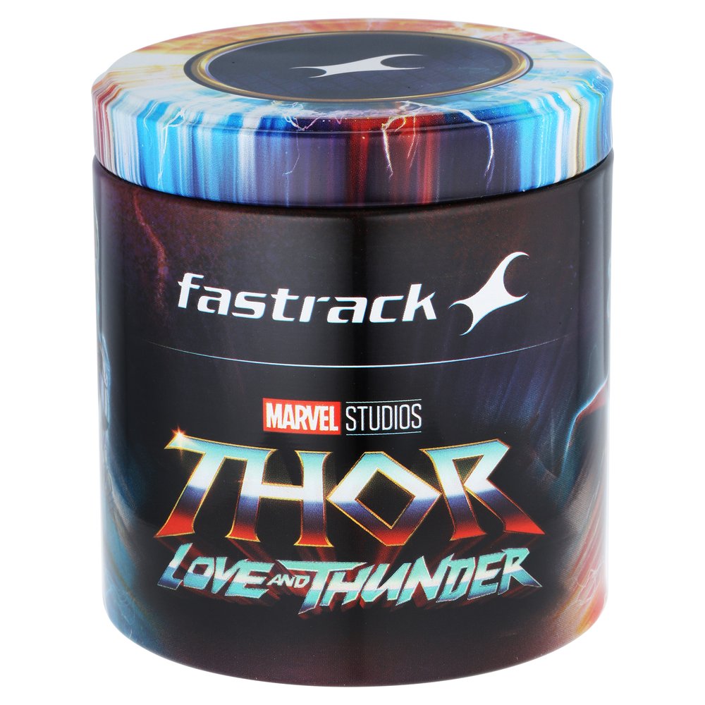 Fastrack Thor Quartz Multifunction Grey Dial Metal Strap Watch for Guys