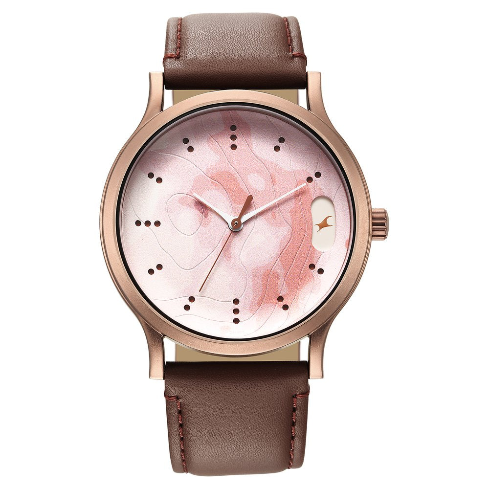 Fastrack Urban Camo Brown Dial Watch for Guys