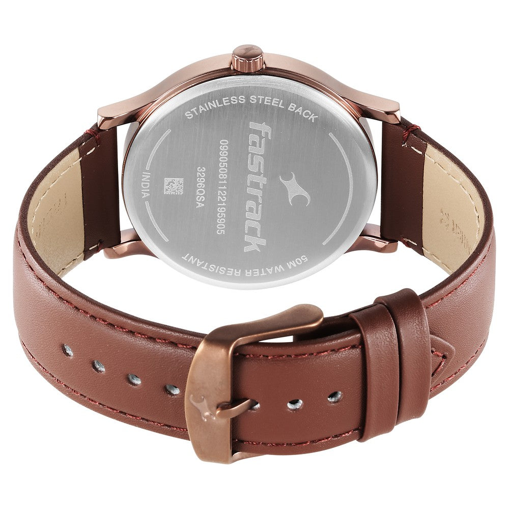 Fastrack Urban Camo Brown Dial Watch for Guys