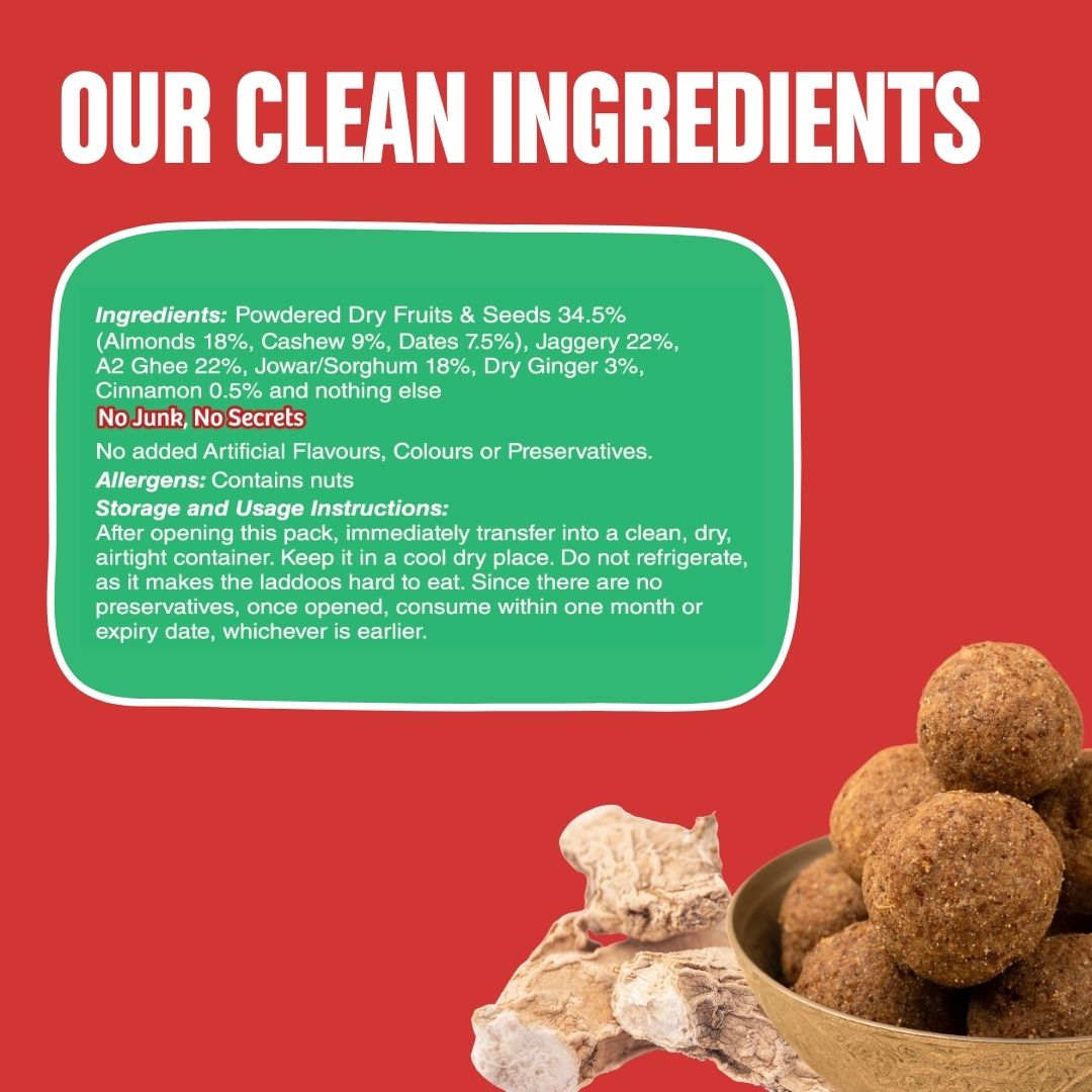 Early Foods Dry Ginger Ghee Laddoos