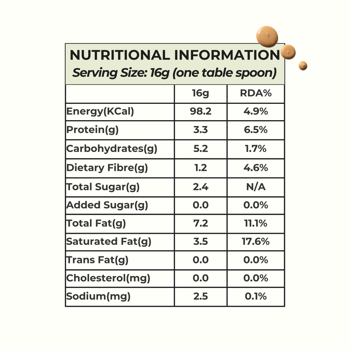 Everaw Nutrition Pineapple Cashew Butter