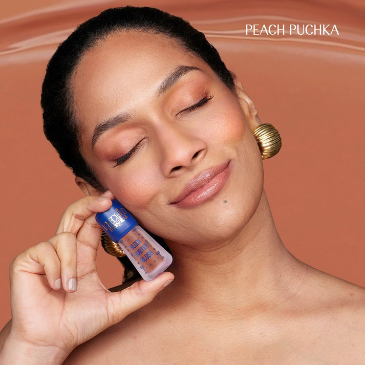 LoveChild Peach Puchka Block Buster Blush Peach Nude | Dewy Matte Finish