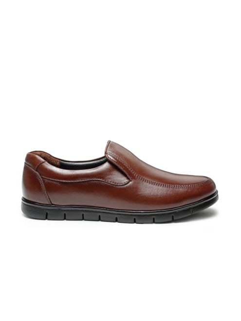 Von Wellx Tan Formal Moccasin Shoes for Men Style 356-660060