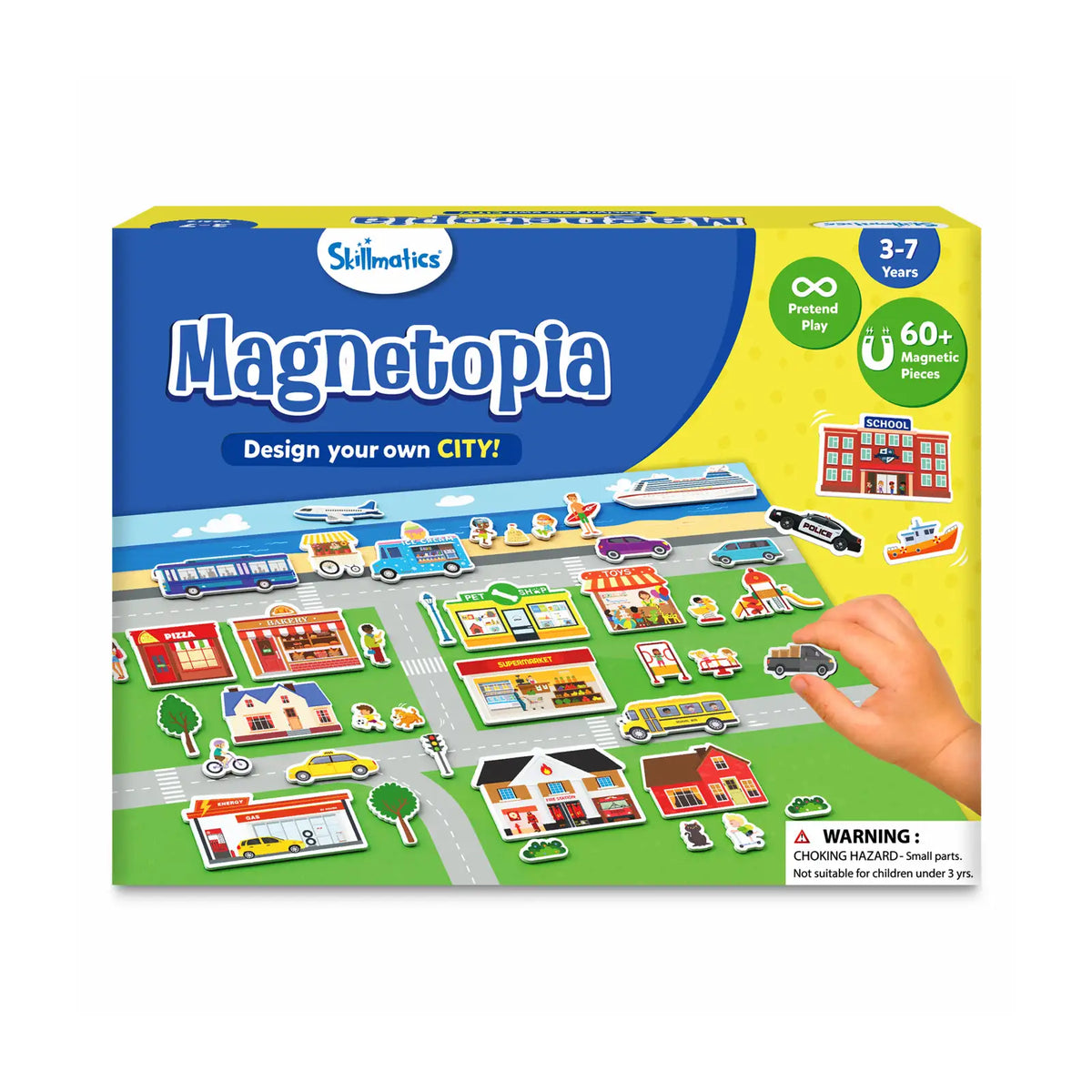Skillmatics Magnetopia Design Your Own City Interactive Pretend Play Set Ages 3 to 7